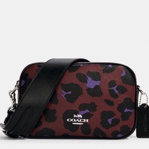 COACH - JES 20 CROSSBODY WITH LEOPARD PRINT